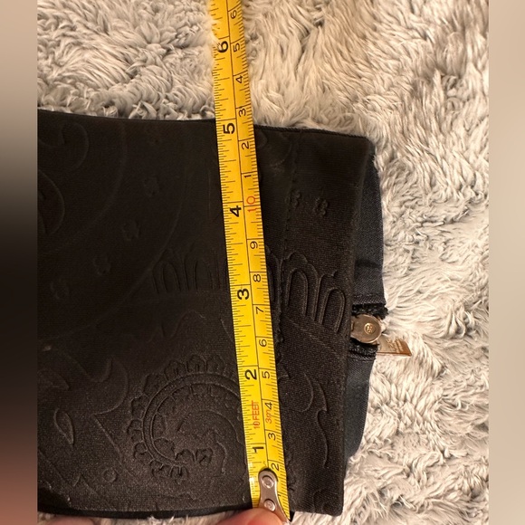 Elisabetta Franchi Black and Navy Paisley Pants - Picture 7 of 7